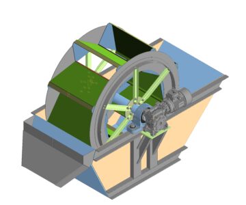 3D модель Пескомойка с производительностью 10 куб в час