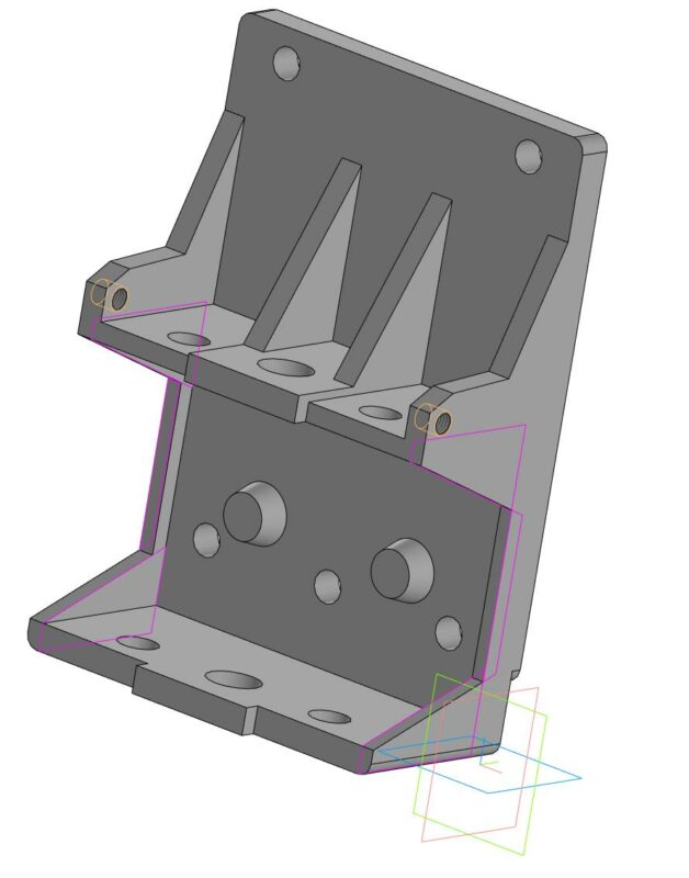 3D модель Сцепка для минитрактора Русич