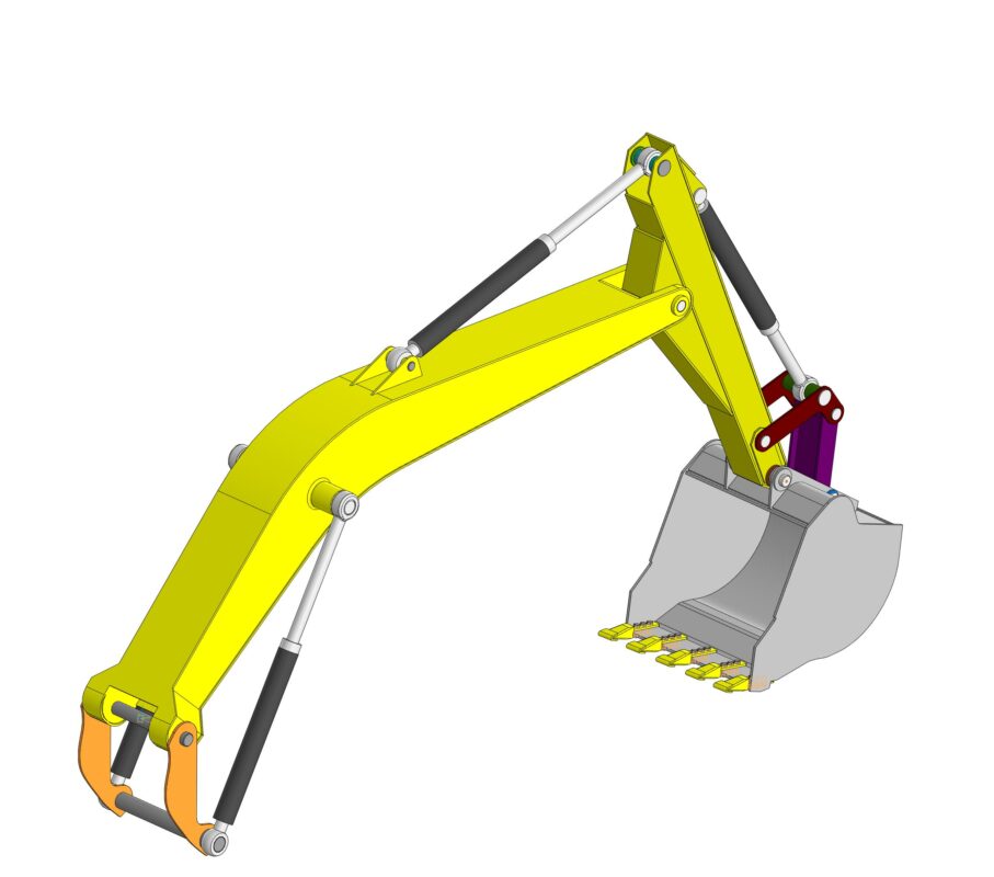 3D модель Рабочее оборудование ЭО-4121