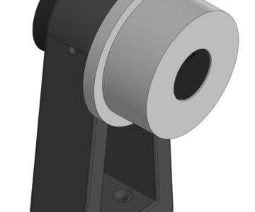 3D модель Диспенсер для стрей пленки (стойка и держатель)