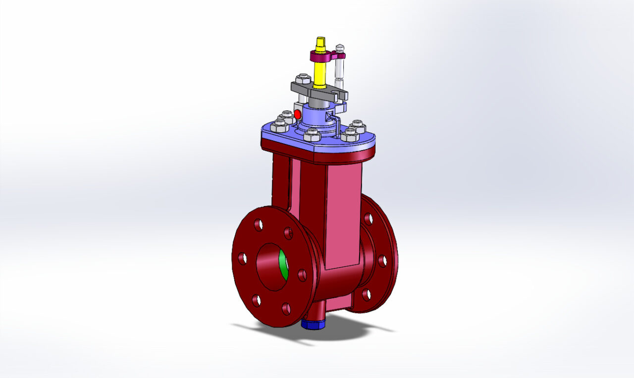 3D модель Задвижка 30с41нж Ду60 Ру16