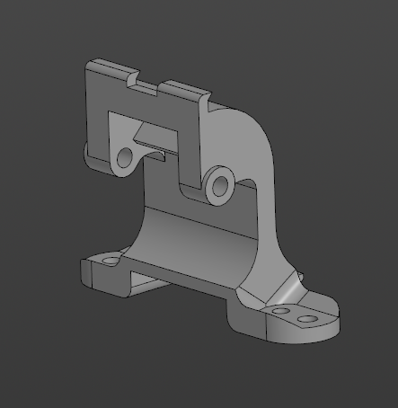 3D модель Шарнир подлокотника RAV4