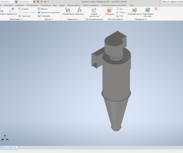 3D модель Циклон с улиткой  СЦН-50-1400-1У