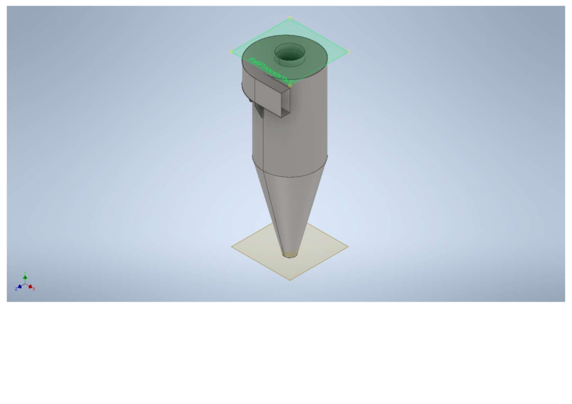 3D модель Параметрическая модель циклона СЦН-50