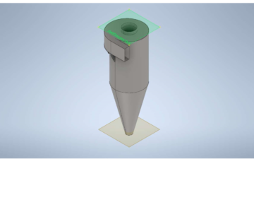 3D модель Параметрическая модель циклона СЦН-50