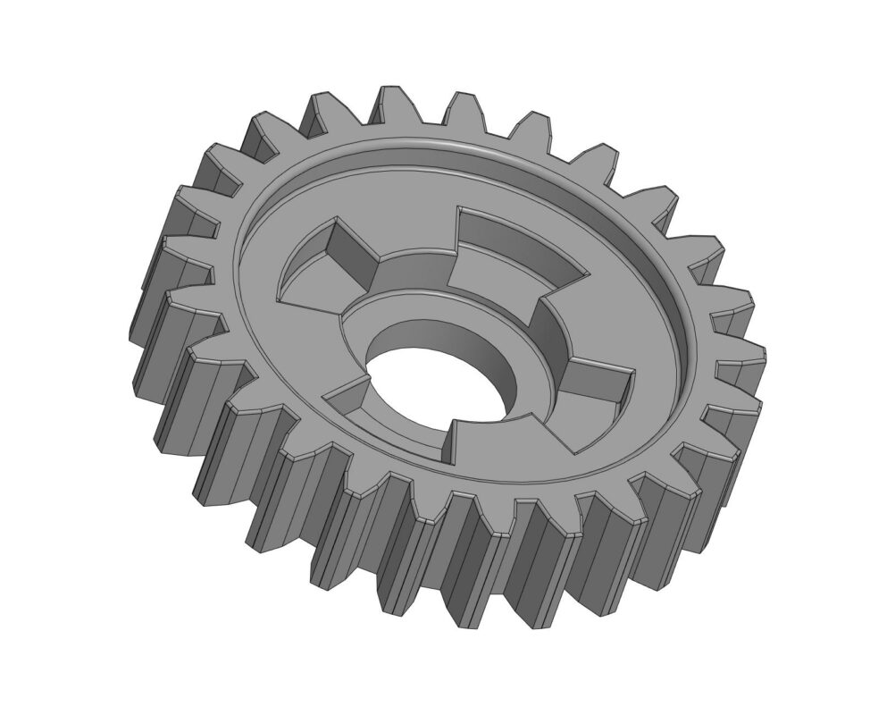 Чертеж Шестерня заднего хода мотокультиваторов PUBERT/CAIMAN/HUSQVARNA/TEXAS и подобные
