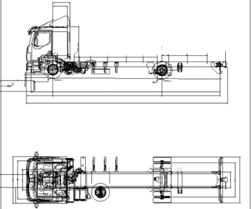 3D модель Шасси VOLVO кб.5800мм. задний свес 3090мм. (FO Number / OM Number: 2647-41-73945 / 14173945)