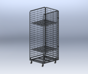 3D модель Модульный  контейнер  790 x 700 x 1835 мм