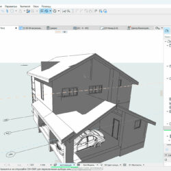 3D модель Проект индивидуального жилого дома 210м2