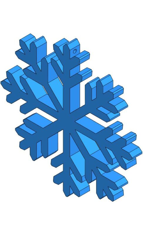 3D модель Снежинка 3D