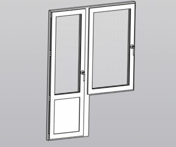 Чертеж Балконный блок