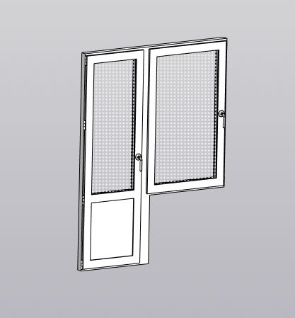 Чертеж Балконный блок