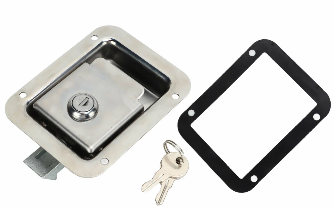 3D модель Замок врезной клавишный с ключом