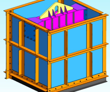 3D модель Корзина для грузов при испытании ГПМ