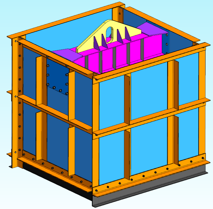 3D модель Корзина для грузов при испытании ГПМ