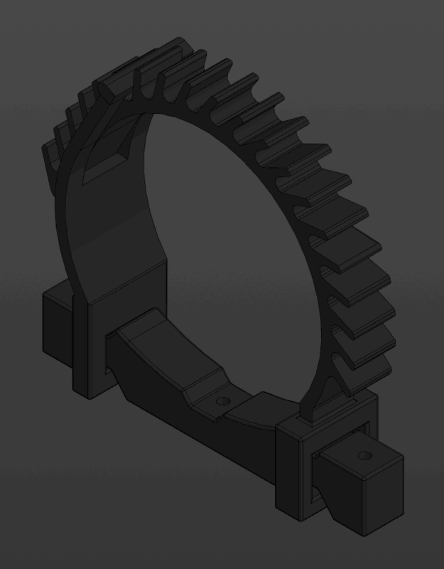 3D модель Зажим / крепление универсальное 70-210, Полиуретан