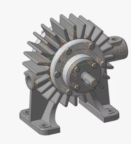 Чертеж Насос-вакуумный 01.009