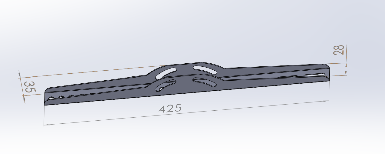Чертеж Телевизионный кронштейн к стене