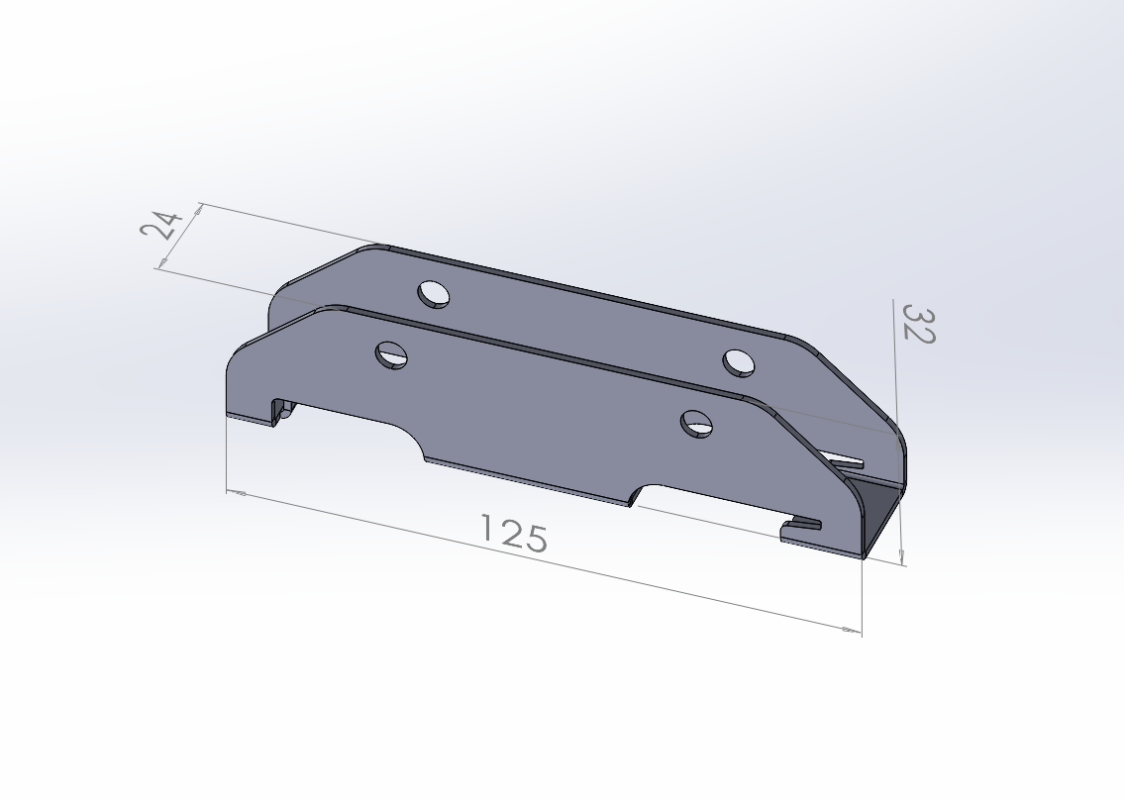 Чертеж Телевизионный кронштейн к стене