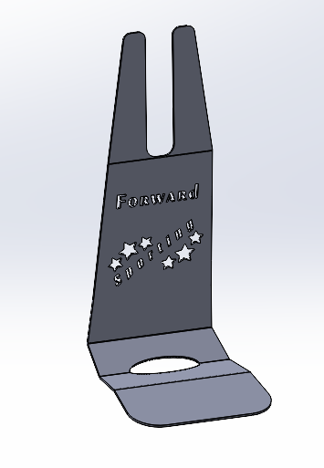 3D модель Велодержатель вертикальный