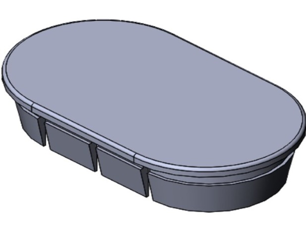 3D модель Заглушка кнопки стеклоподъемника УАЗ Патриот 3160-3709606