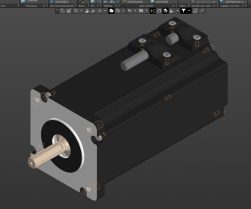 3D модель Двигатель BLDC 300 Вт