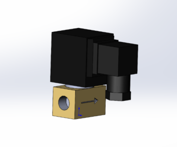 3D модель Соленоидный клапан AR-CS-720W