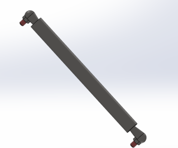 3D модель Газовая пружина ВАЗ 2121 Ход 175мм 34кг