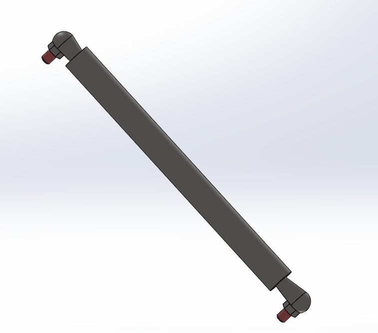 3D модель Газовая пружина ВАЗ 2121 Ход 175мм 34кг