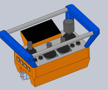 3D модель Дистанционный пульт управления стреловой установки