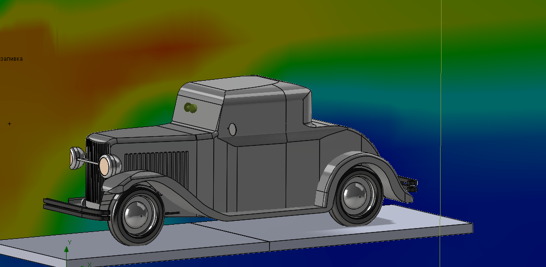 3D модель 3Д модель Ford model B De Luxe Coupe V8 1932