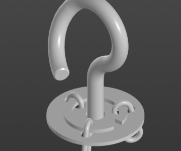 3D модель Кронштейн для  спортзала