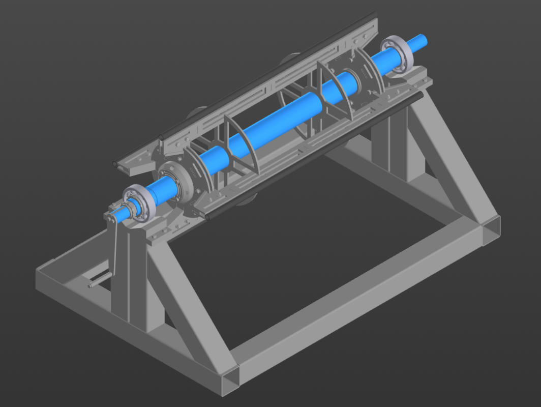 3D модель Разматывающее устройство для бухт 0,8х1032 мм