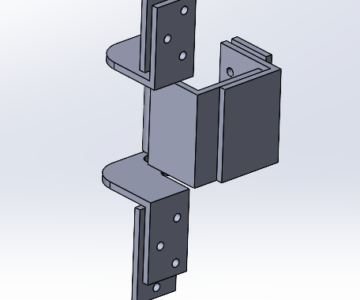 3D модель Петля скрытой установки Fuaro HH-120