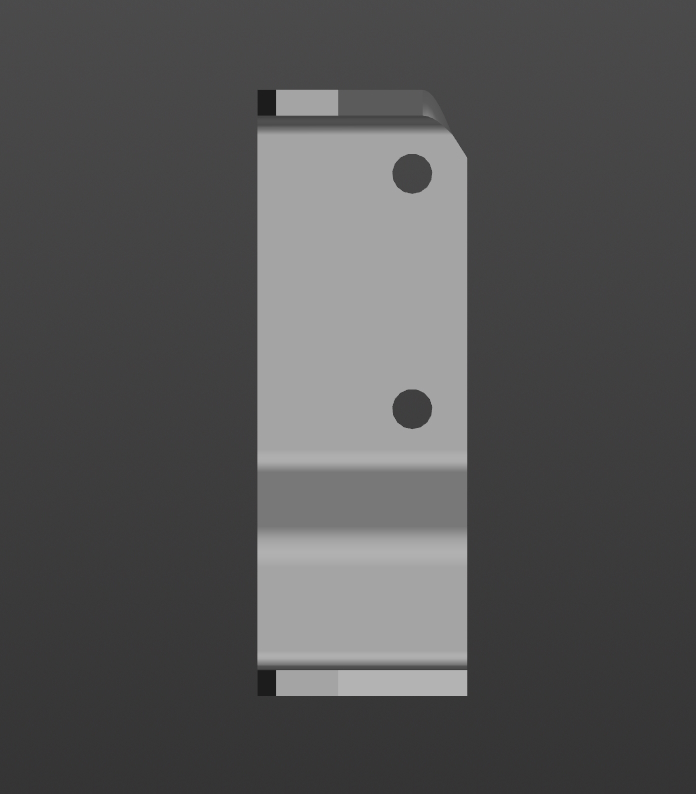 3D модель Кронштейн генератора 120-3701322-Б (ЗИЛ-164, ЗИЛ-150)