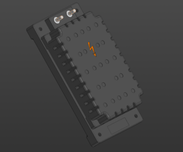 3D модель Сопротивление добавочное Р4201