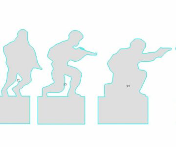 Чертеж Мишени для стрельбы страйкбол