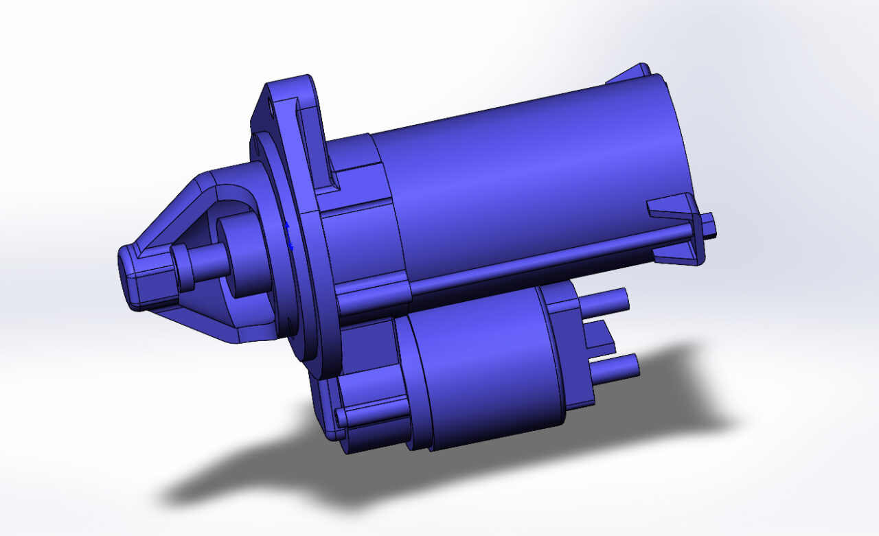 3D модель Стартер ВАЗ-2101-2107, 2121, 2123