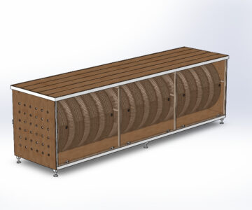 3D модель Стеллаж для хранения колес (верстак)