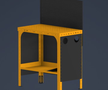 3D модель Передвижной сварочный стол