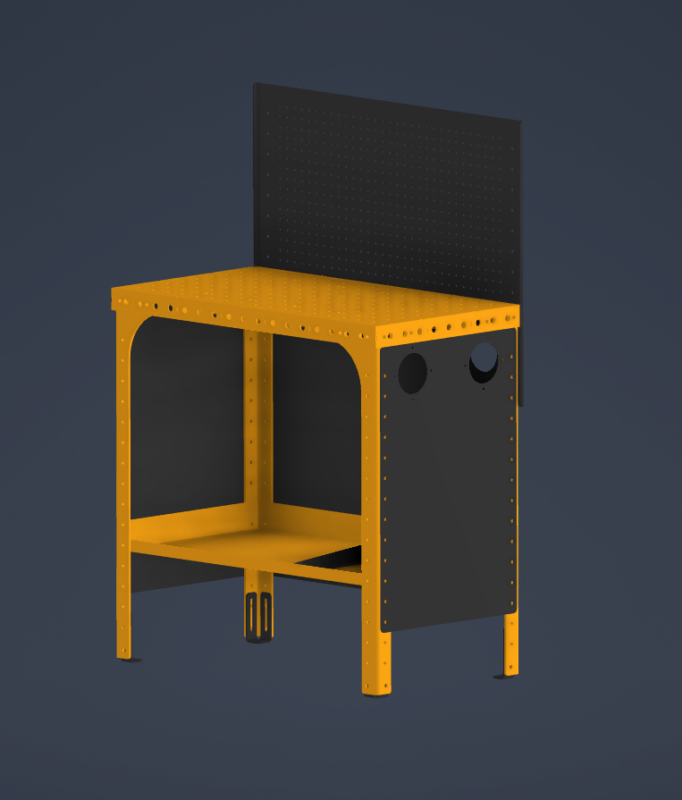 3D модель Передвижной сварочный стол
