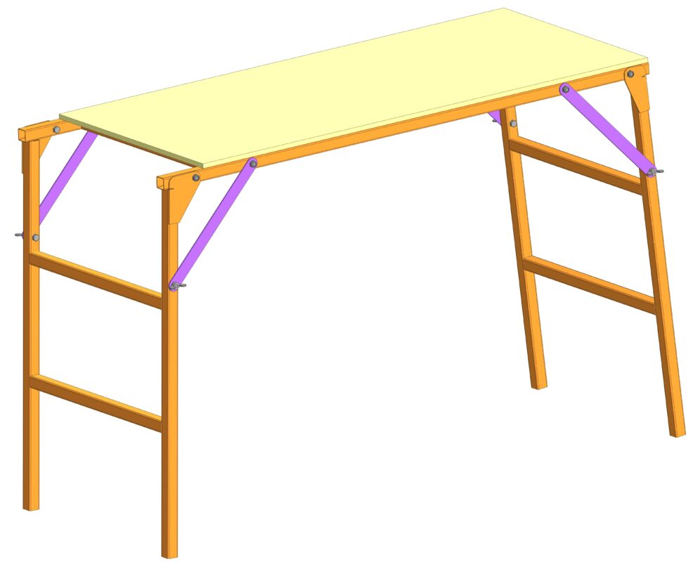 3D модель Столик малярный