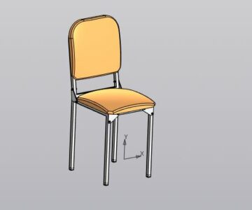 Чертеж Стул офисный 472х360х926.