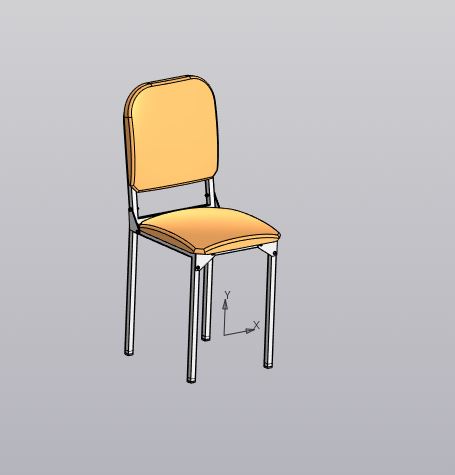 Чертеж Стул офисный 472х360х926.