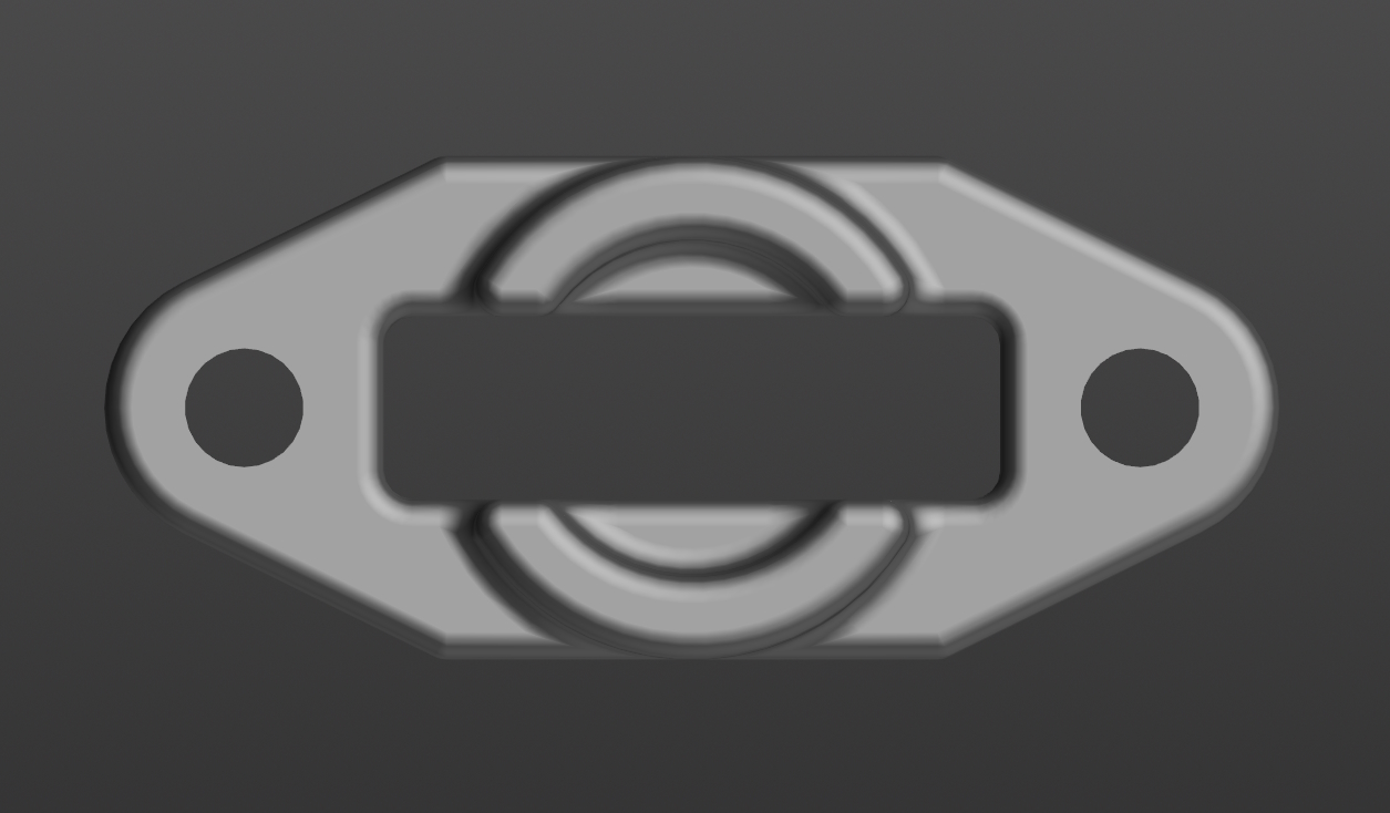 3D модель Кронштейн заводной рукоятки 120-2803070 (ЗИЛ-164) литой