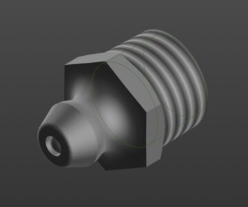 3D модель Тавотница прямая 304814-П (ЗИЛ-164)