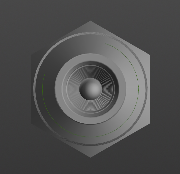 3D модель Тавотница прямая 304814-П (ЗИЛ-164)