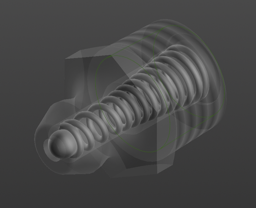 3D модель Тавотница прямая 304814-П (ЗИЛ-164)