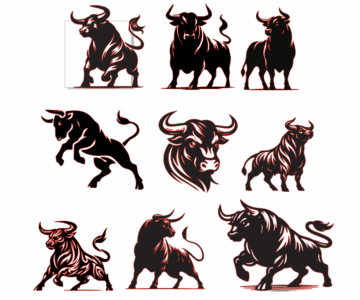 Чертеж Контуры dxf телец