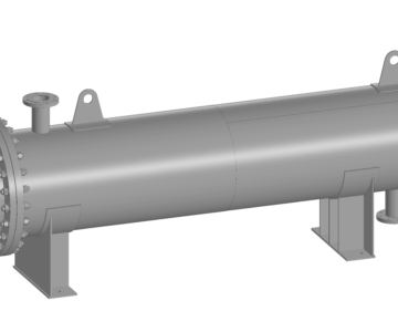 3D модель Теплообменник 600ТПГ-1-6-М8-25-3-4
